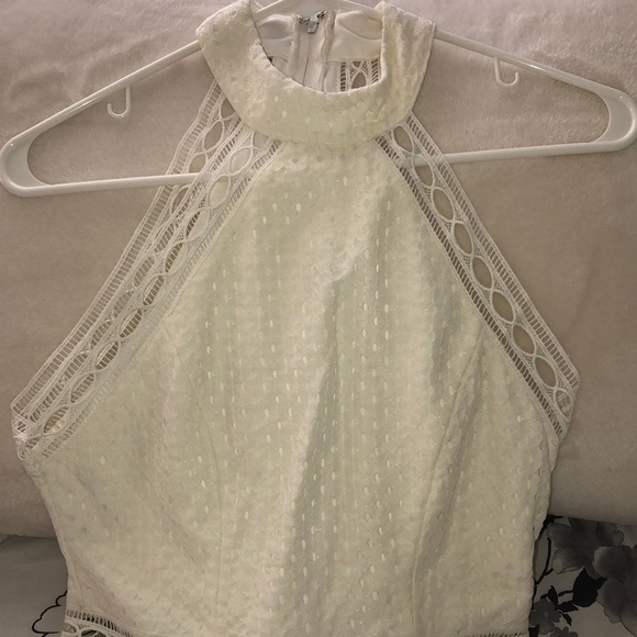 White Crochet Dress - Picture 2 of 7